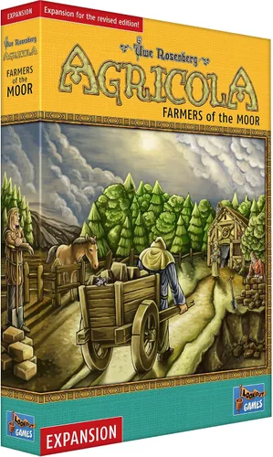 Agricola (edición revisada) Farmers of The Moor Expansion | Juego de estrategia para adultos y adolescentes | Juego de mesa avanzado | A partir de