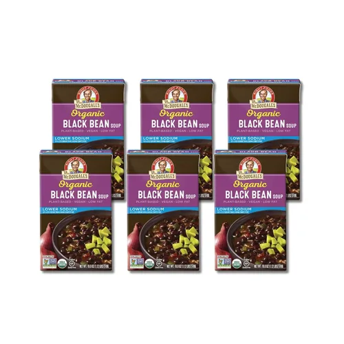 Miniatura 15 de Dr. McDougall's Right Foods Vegetales de lentejas orgánicas con sopa vegana de col rizada, 18 onzas (paquete de 6) sin gluten, USDA orgánico, sin