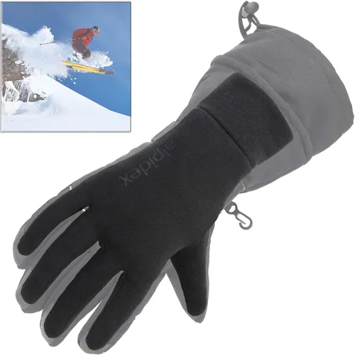 Miniatura 5 de ALPIDEX Guante interior guantes ligeros para correr, forro delgado y cálido, para deportes de invierno, para hombres y mujeres, guantes interiores