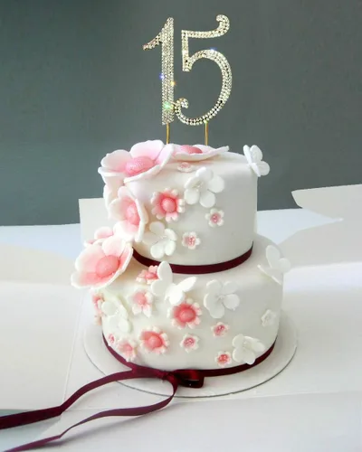 Miniatura 3 de Scotamalone 15 gemas de diamantes de imitación de alta calidad para decoración de tartas Quince Oro