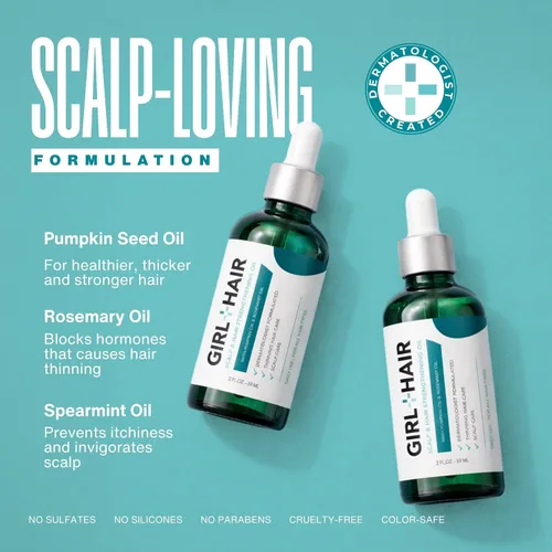 Miniatura 2 de Aceite fortalecedor G+H Promueve un cabello más grueso, más lleno y cuero cabelludo saludable Con calabaza y romero para un cabello saludable