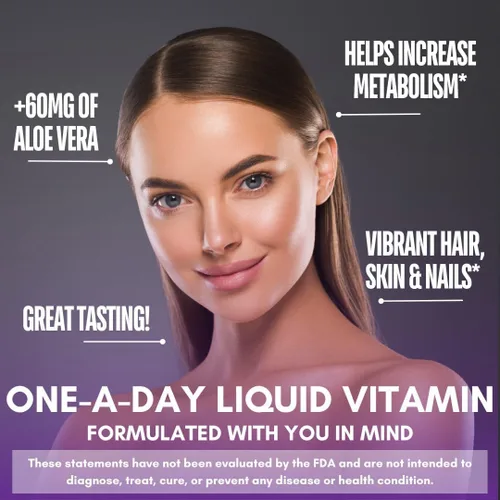 Miniatura 4 de Gotas Líquidas de Biotina de Fuerza Máxima con 12,500 MCG – Las Mejores Vitaminas para el Crecimiento Rápido del Cabello, Reducción de la Pérdida