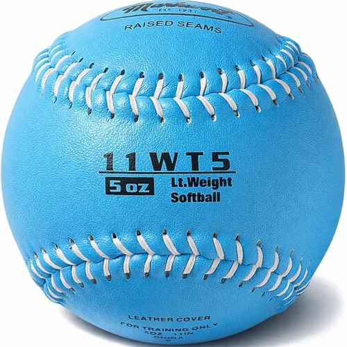 Markwort Softbol ponderado codificado por colores de 11 pulgadas para entrenamiento y práctica