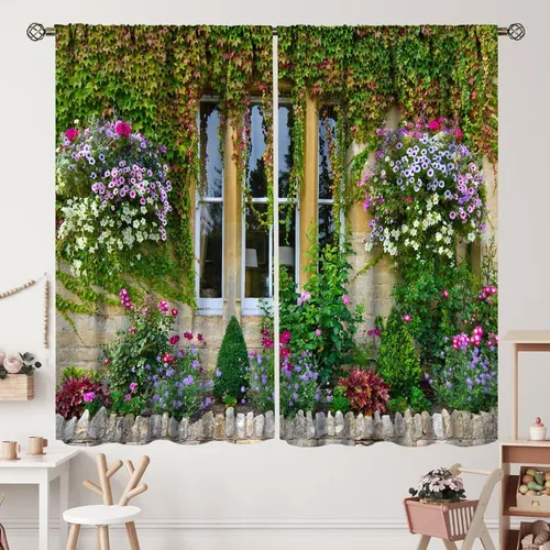 Miniatura 10 de Cortinas italianas, patio antiguo, sillas de café de Italia, casas históricas en la calle, sala de estar, dormitorio, cortinas opacas con bolsillo