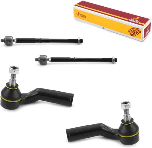 Miniatura 79 de Metrix Premium Chassis Parts - Juego de 4 barras de acoplamiento interior y exterior para Audi A3 15-16, Seat Leon 06-20 (México), 09-17 Volkswagen