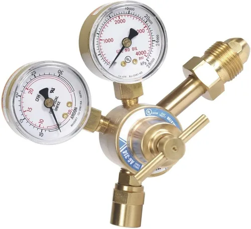 Miniatura 2 de Argon CO2 Mig Tig Regulador Medidor de flujo Soldador de gas CGA580 314AH-AR