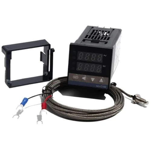 Miniatura 8 de REX-C100 Digital PID Temperature Thermostat Controller with M6 Thread Type K Thermocouple SSR/Relay Output Controller Kit(Controller Set 1m,Relay