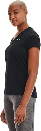 Miniatura 5 de Under Armour Camiseta Tech de manga corta con cuello en V para mujer