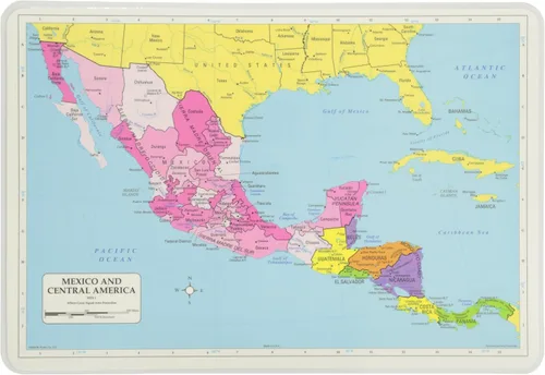 Miniatura 3 de Painless Learning individual mapa de Estados Unidos grande