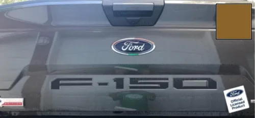 Miniatura 3 de 2018-2020 F150 Calcomanías de Inserción para Portón Trasero Letras Incrustaciones Hendiduras Adhesivos (Delgadas) para Ford F150 (2018-2020)