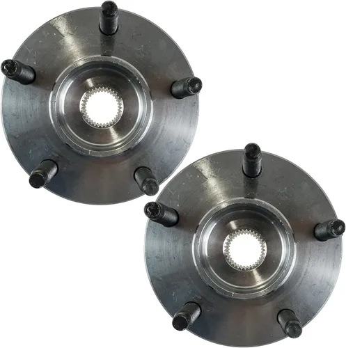 Miniatura 7 de TRQ Juego de conjunto de rodamiento de rueda delantera y buje de 2 piezas Compatible con Chevrolet Cobalt 2005-2010 HHR 2006-2011 Pontiac G5