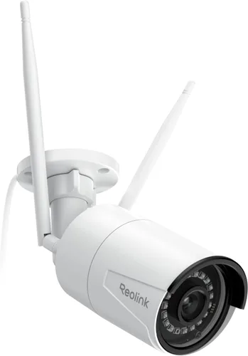 REOLINK Cámara de seguridad WiFi para exteriores enchufable, cámara Wi-Fi con cable de doble banda HD de 5 MP para seguridad del hogar, 2.4/5 Ghz,