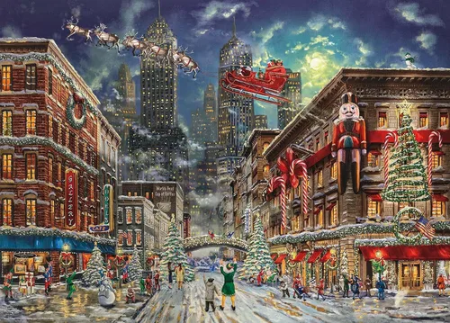 Miniatura 2 de Ceaco - Thomas Kinkade Navidad - Elfo - Rompecabezas de 1000 piezas