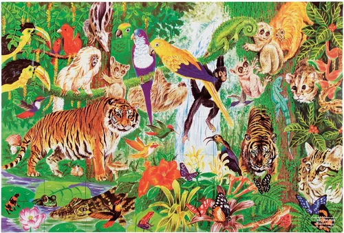 Miniatura 11 de Melissa & Doug – Sistema solar 48 pcs Floor Puzzle, Sistema solar 48 piezas rompecabezas de suelo, Multicolor