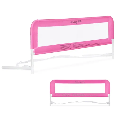 Miniatura 10 de Dream On Me Riel de cama de malla ajustable, dos niveles de altura, listo para usar, compatible con camas de tamaño individual para adultos
