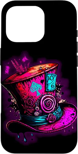 Miniatura 20 de Funda para iPhone 12/12 Pro We're All Mad Here Pink Steampunk Alicia en el país de las maravillas