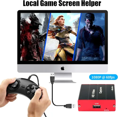 Miniatura 4 de Mirabox Tarjeta de captura de video HDMI USB3.0 para Nintendo Switch, 1080P 60FPS HD dispositivo de captura de juegos Cam Link con HDMI Passthrough