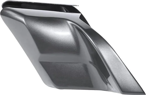 Miniatura 8 de Auburn Sunglo y agujero negro con rico Bourbon panel lateral estirado para Harley Road King Street Glide Road Glide Electra Glide CVO Special Negro