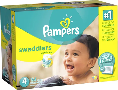 Miniatura 6 de Pampers Swaddlers Pañales para recién nacido talla 1 (8-14 libras), 35 unidades, Jumbo