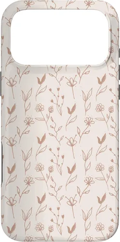 Miniatura 21 de Beige Tan Wildflower Floral Minimal Flower Boho Case for iPhone 17