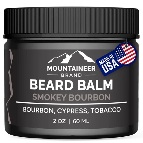 Miniatura 8 de Mountaineer Brand Bálsamo natural para barba sin perfume Mantequilla de barba para hombres Condimentador sin enjuague Hidrata, suaviza