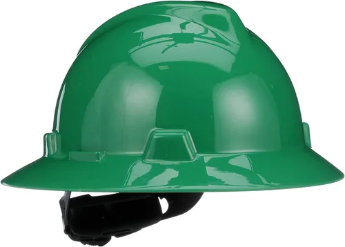 Miniatura 6 de MSA V-Gard Casco de Ala Completa con Suspensión - Carcasa de Polietileno, Protección Superior contra Impactos y Correas de Corona Autoajustables