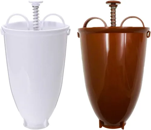 CALLARON 2 piezas de máquina para hacer donas, mini máquina manual exprimida a mano, herramienta para hornear para cocina, restaurante y uso