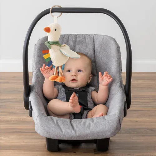 Miniatura 3 de Itzy Ritzy Bitzy Traveler - Juguete para Asiento de Coche y Cochecito para Bebés – Juguete Sensorial de Desarrollo con Sonidos de Arruga y Sonajero
