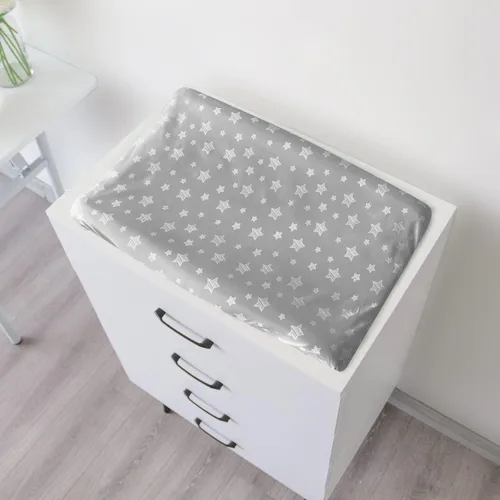 Miniatura 3 de Paquete de 2 fundas para cambiador para niños y niñas, con estampado encantador, suaves, unisex, para cambiar, se ajustan a almohadilla contorneada