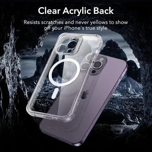 Miniatura 7 de ESR Funda para iPhone 14, compatible con MagSafe, funda de cuerpo completo a prueba de caídas de grado militar con protector de pantalla de vidrio