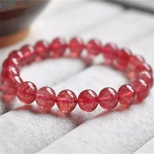 Miniatura 3 de blandinelove Pulseras de cuentas, cuentas redondas grandes naturales hechas a mano, pulseras elásticas de cuentas para hombres, mujeres y niñas