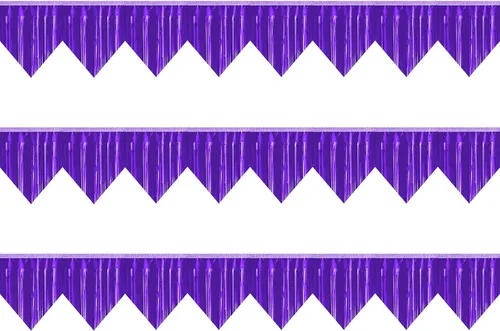 Miniatura 15 de Pancarta 3P con flecos metálicos para colgar en la pared, telón de fondo para desfiles, flotadores, guirnaldas, bodas, fiestas, graduación, clase