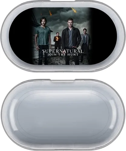 Miniatura 6 de Head Case Designs Cubierta de cristal duro transparente con licencia oficial de Supernatural Saving People con logotipo, compatible con Samsung