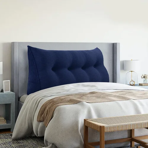 Miniatura 10 de VERCART Almohadas de cuña para cabecero de cama, almohada de cuña para cabecero, almohada triangular, almohadas de cuña, almohada con funda Café