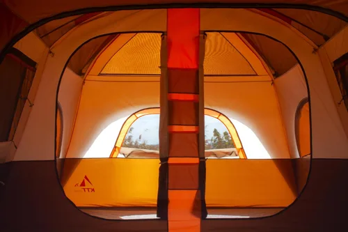 Miniatura 11 de KTT Extra Large Tent 12 Person,Family Cabin Tents,2 Bay-Windows,2 Rooms and 3 Doors 3 Windows with Mesh,Waterproof,Straight Wall,Double Layer,Big