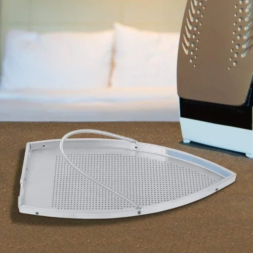 Miniatura 3 de Zapato de planchado, cubierta de zapato de hierro, protector de placa de hierro, hecho de material de aluminio, antiadherente y duradero