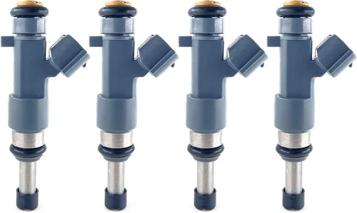 4 inyectores de combustible FJ744 compatibles con Nissan Frontier NP300 2.5L L4 2005-2019 16600-EA00A