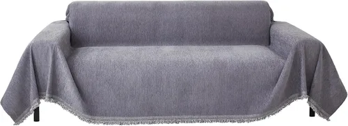 Miniatura 8 de Cornasee Funda Elástica a Rayas para Sofá Cama Funda de Futón, Fundas Completas para Sofá Plegable sin Brazos Protector de Muebles, Lavable a