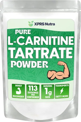 Miniatura 9 de XPRS Nutra L Carnitina L Tartrato en polvo – Tartrato de carnitina L pura de primera calidad – L-Carnitina – Polvo de carnitina L a granel vegano