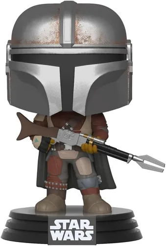 Miniatura 2 de Funko Pop! Star Wars: The Mandalorian - Figura de cabeza de bobble de vinilo de The Mandalorian