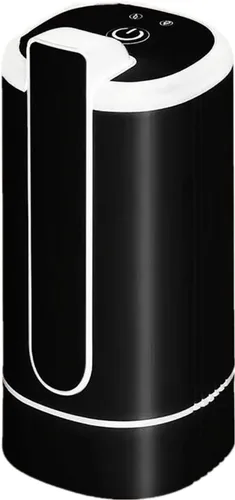 Dispensador de agua plegable de 5 galones, bomba eléctrica para botella de agua con base extraíble para jarra de 1 a 5 galones, dispensador