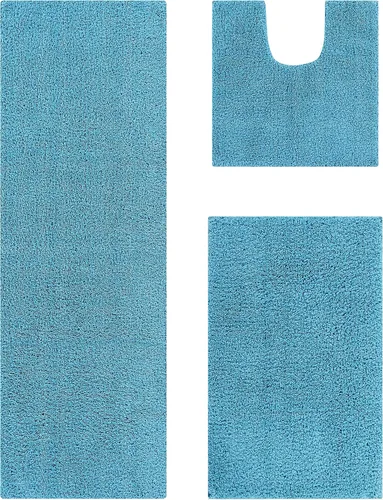 Miniatura 6 de Better Trends Micro Collection - Tapetes de baño, alfombra suave, alfombra de felpa absorbente, alfombra de baño 100% poliéster para suelo de baño