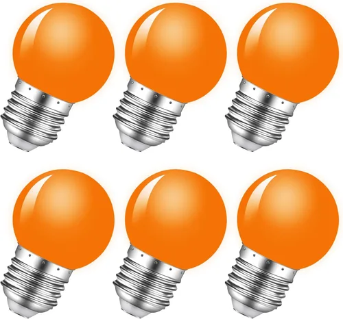 Miniatura 16 de Bombilla de luz nocturna, bombillas LED de 1 W, bombillas G14 G45 E26, bombillas de ahorro de energía, equivalente a 5 W, blanco frío de 6500 K