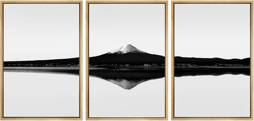 Miniatura 87 de SIGNWIN Lienzo enmarcado para pared, juego de arte nublado de tormenta, cielo, bosque otoñal, árboles, rústico, naturaleza, fotografía, realismo