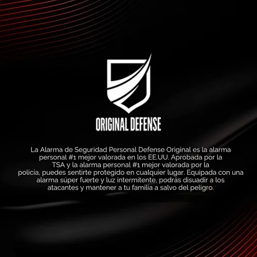 Miniatura 7 de Alarma de Autodefensa Sirena Original Defense® - Alarma de Llavero de 130 dB con Luz Estroboscópica LED para Mujeres, Niños y Ancianos - Recomendada