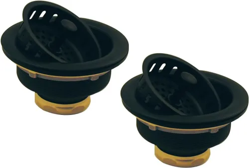 Miniatura 6 de Westbrass D214-05 - Colador grande para fregadero de cocina estilo poste de 3-1/2 pulgadas, níquel pulido