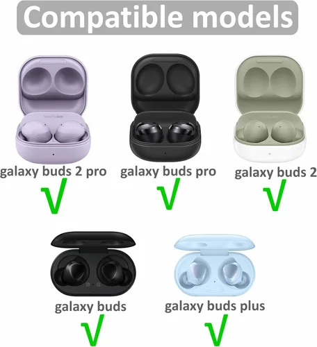 Miniatura 2 de Samsung Galaxy Buds 2 Pro - Almohadillas para los oídos, espuma viscoelástica, reducción de ruido, auriculares cómodos, color negro Espuma