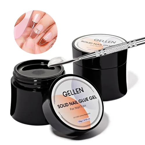Miniatura 9 de Gellen Top Coat y Base Coat para Gel Polish - Acabado Shine de larga duración, 8ml cada botella Capa superior y base transparente