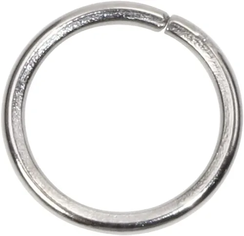 Miniatura 3 de Shapenty Anillos de salto abiertos de acero inoxidable para llavero, collar, pulsera, aretes, colgante, joyería, hallazgo, fabricación de dijes