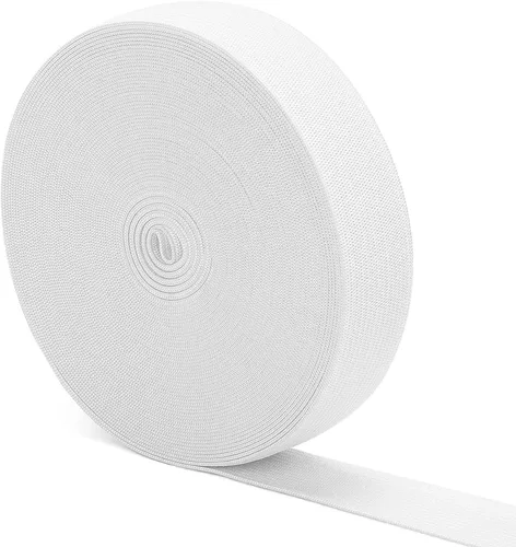 Miniatura 9 de Banda elástica de costura, 3/4 pulgadas de ancho, banda elástica de punto de alta elasticidad para coser cinturas, pantalones, ropa y manualidades